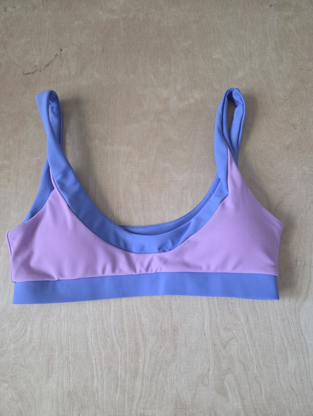 93 Play Street Halle Lavender Lift Scoop Bikini Top